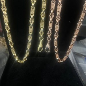 Medium Stars and Bars Set – Gold