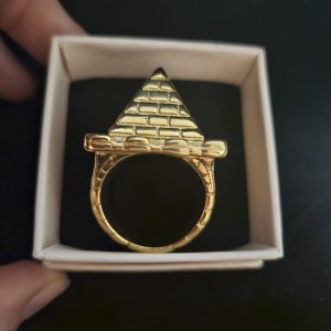 Premium Waterproof Castle Pyramid Ring