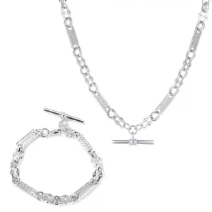 Premium Stars and Bars Set – Silver