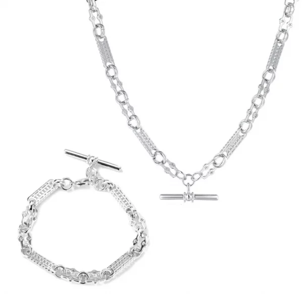 Premium Stars and Bars Set – Silver