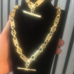 Medium Premium Gold-Filled Stars and Bars Set