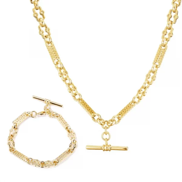 Premium Stars and Bars Gold-Filled Set – Gold - Image 2