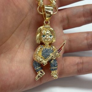 chuckie Pendant and 8mm chain