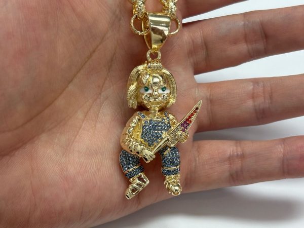 chuckie Pendant and 8mm chain