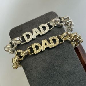 12mm Dad belcher - gold filled