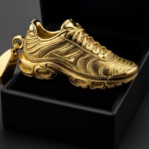 Air max TN 9ct premium gold filled trainer Pendant
